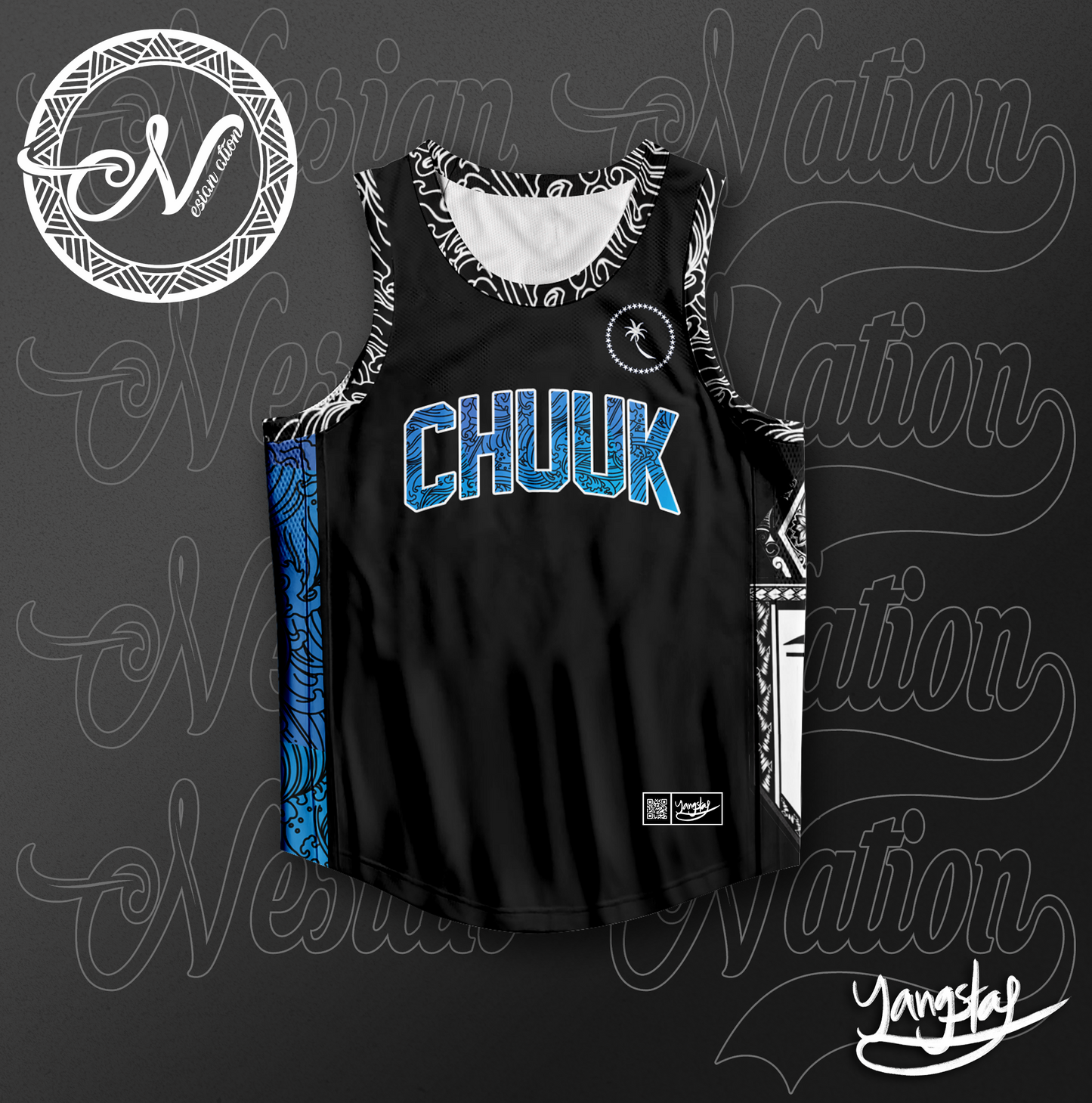 (KIDS) Chuuk Basketball Jersey