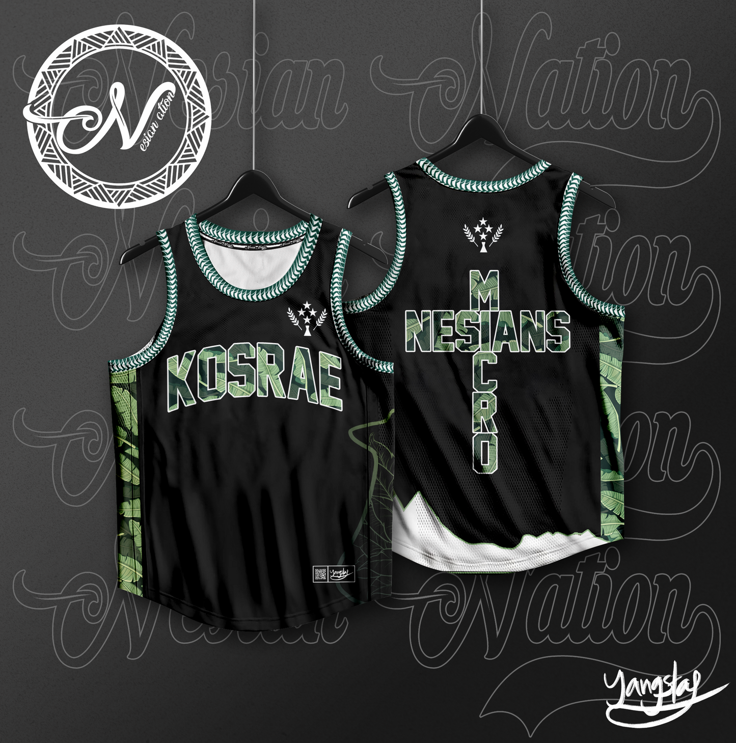 (KIDS) - Kosrae Basketball Jersey