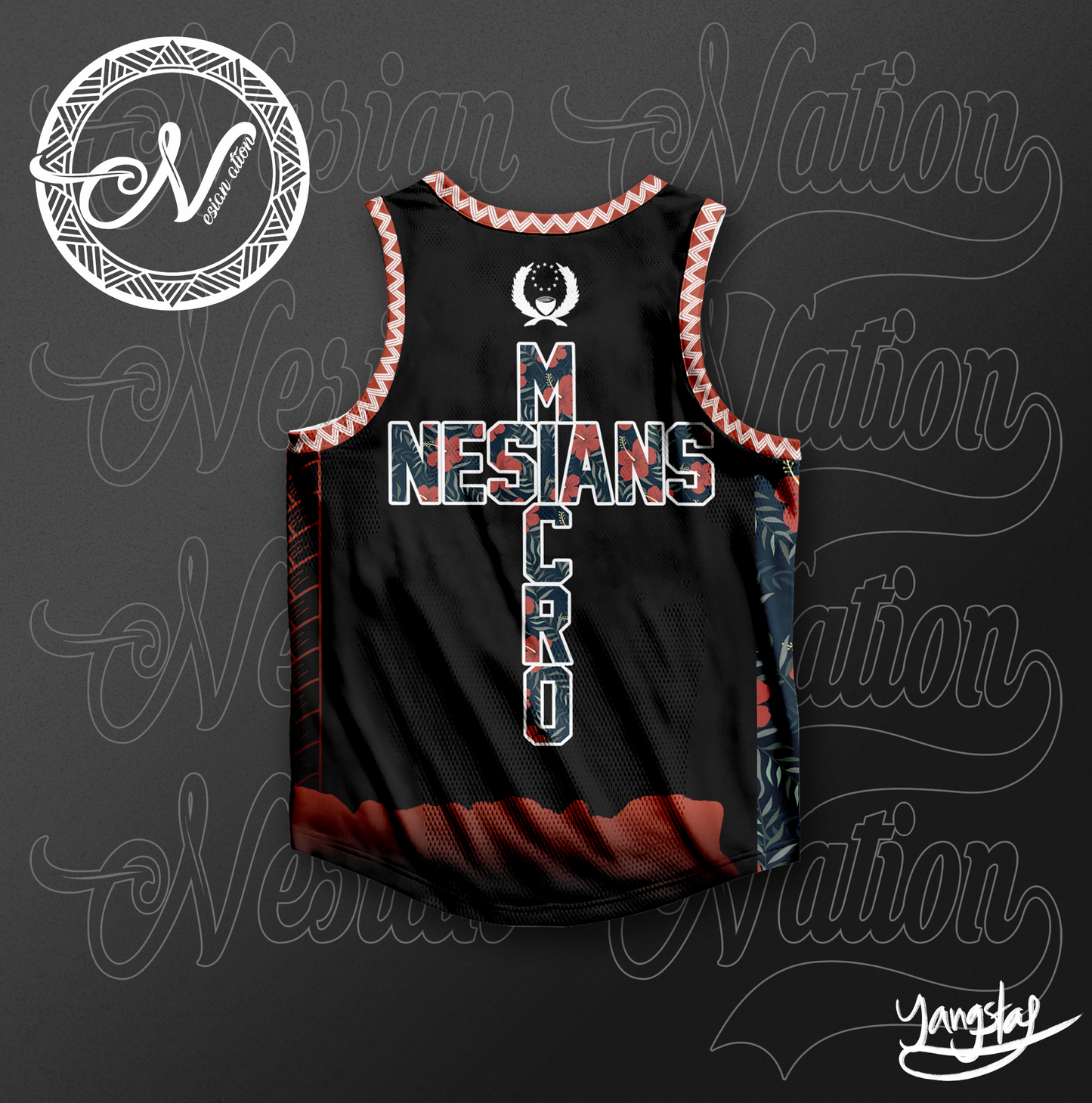 (KIDS) - Pohnpei Basketball Jersey