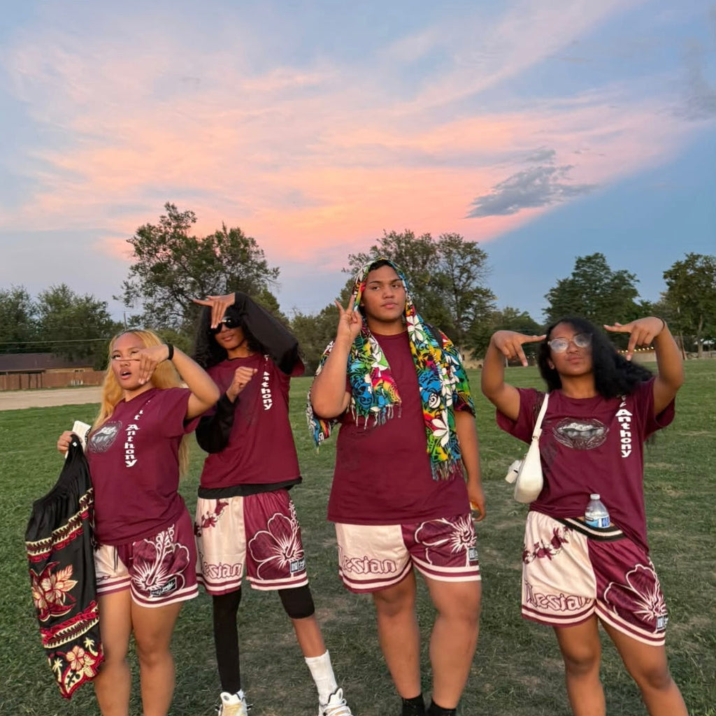 Dr. Pepper - Hibiscus Shorts
