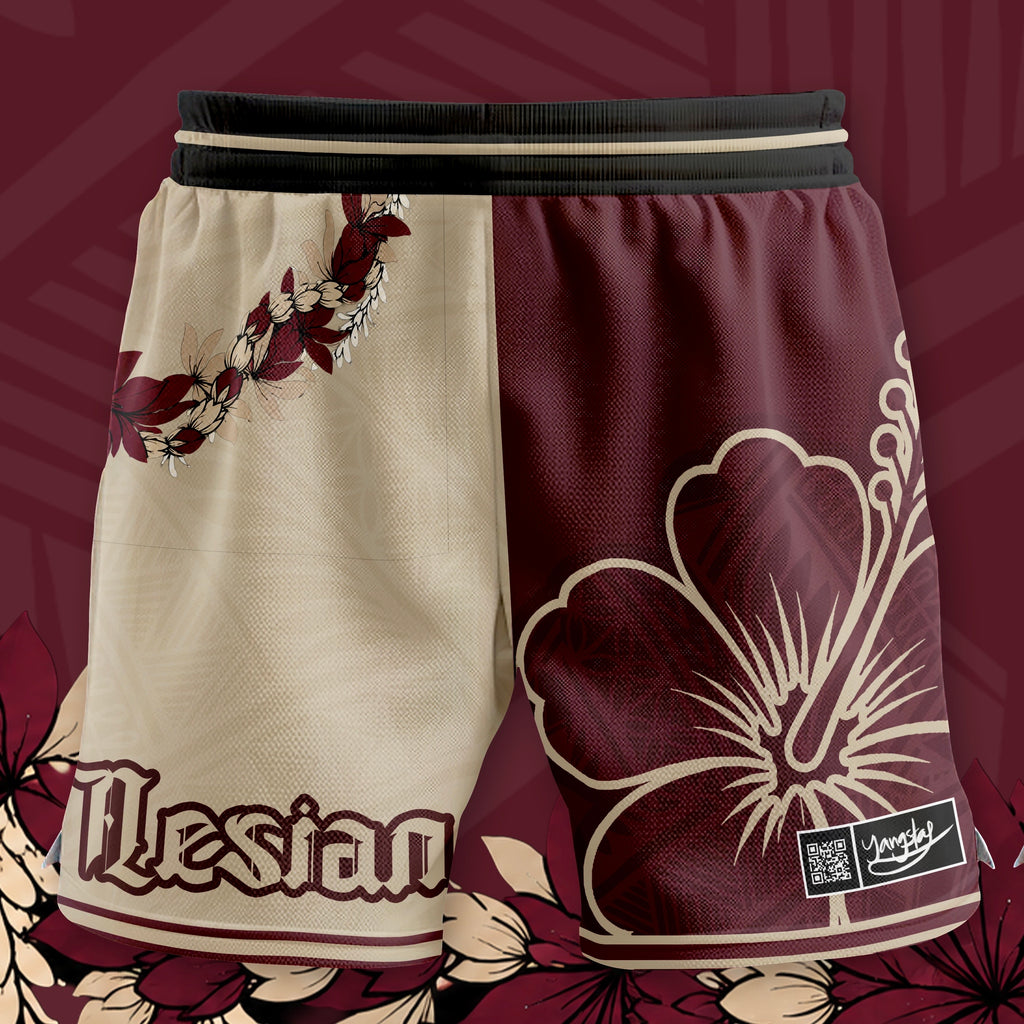 Dr. Pepper - Hibiscus Shorts