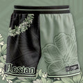 Minty Fresh - Hibiscus Shorts