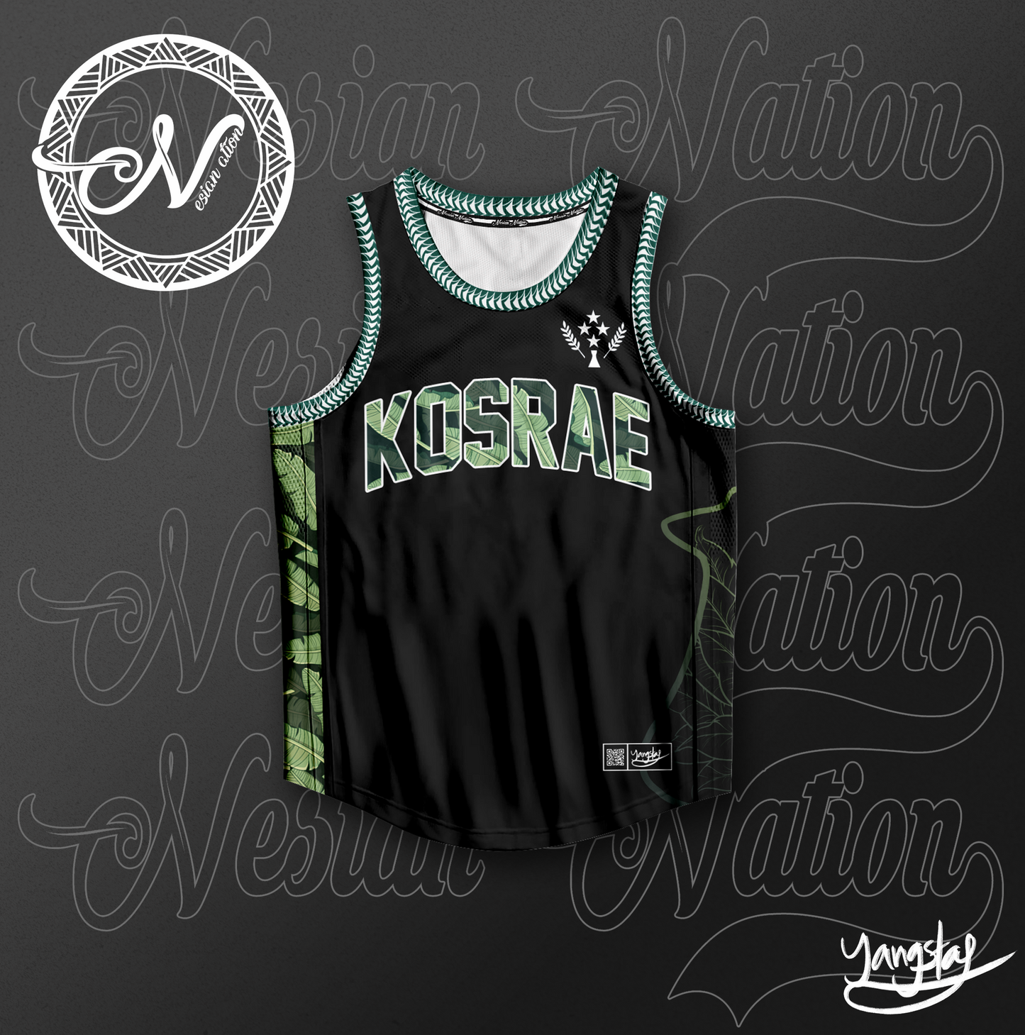 (KIDS) - Kosrae Basketball Jersey