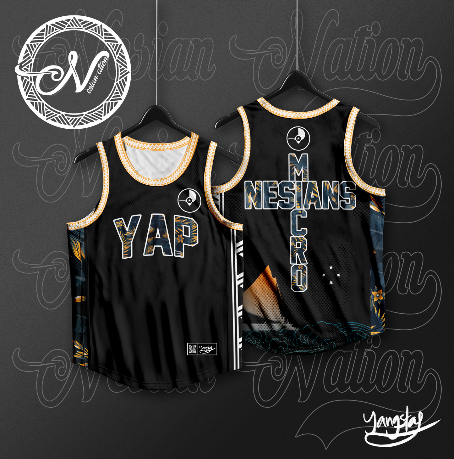 (KIDS) - Yap Basketball Jersey