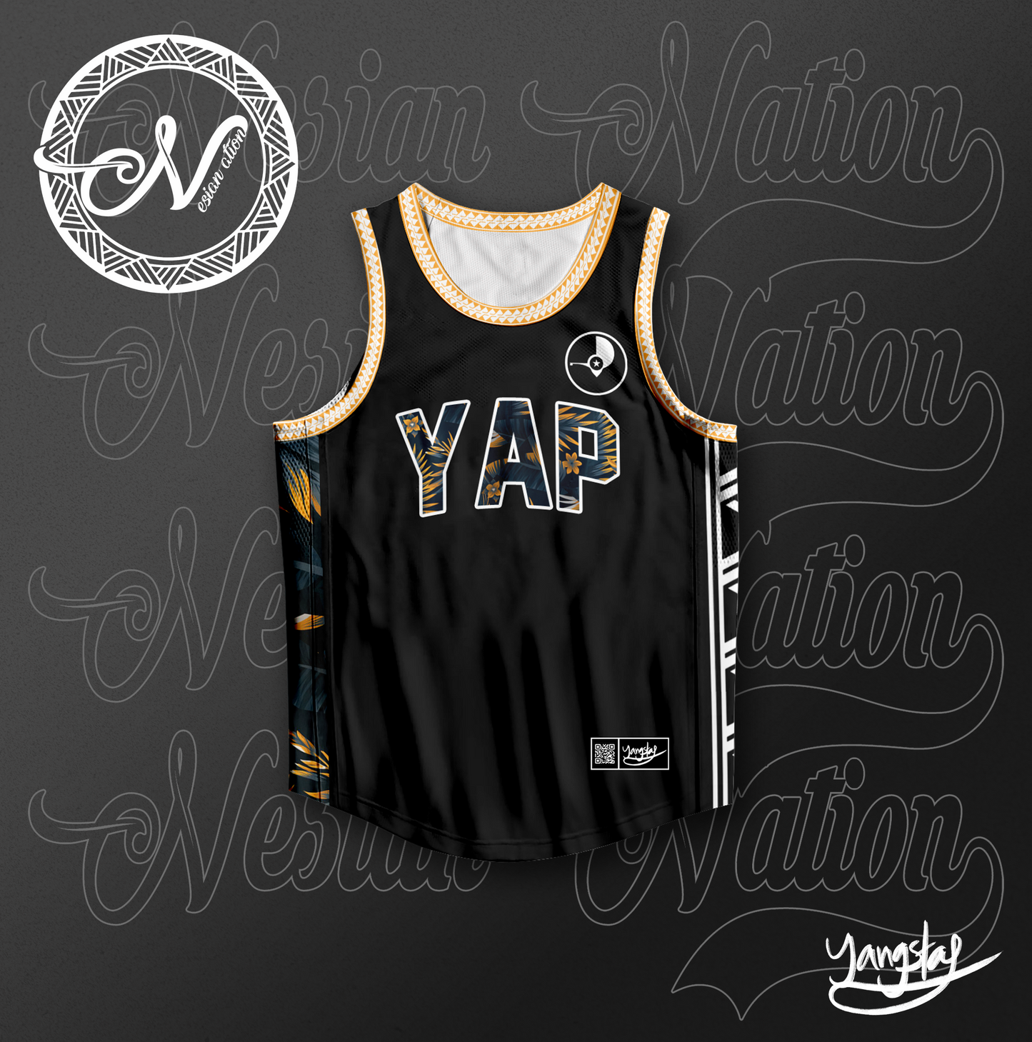 (KIDS) - Yap Basketball Jersey